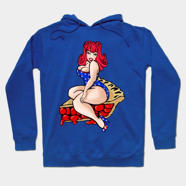 Miss American Pie Hoodie by LittleBunnySunshine